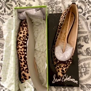NIB Sam Edelman Leopard Flats